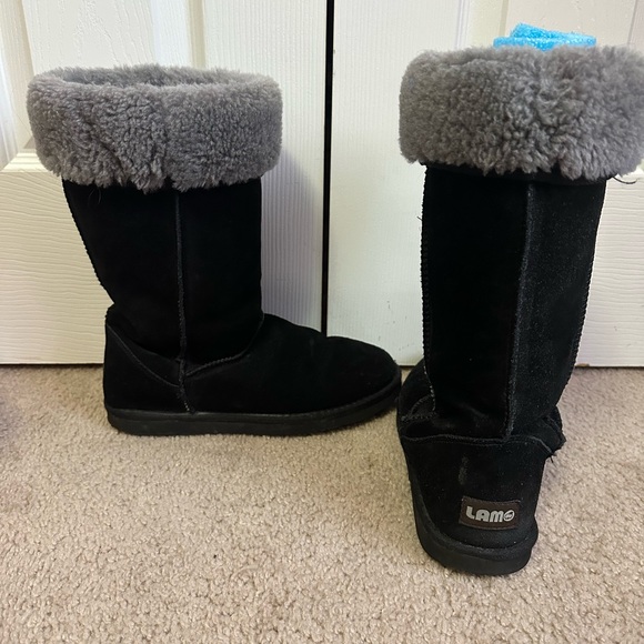 Lamo Black and Gray Winter Boots - Picture 3 of 7
